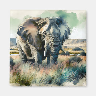 Imán Hermoso elefante acuático