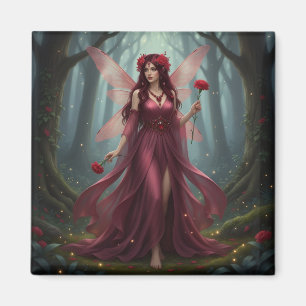 Imán Hermoso Fairy de Garnet en Enero