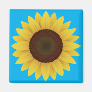 Imán Hermoso girasol de verano