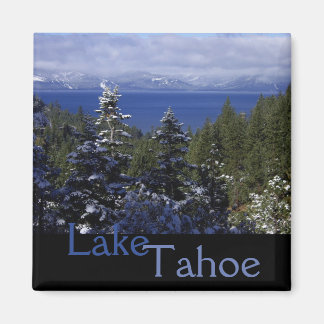 Imán Hermoso Lago Azul Tahoe Square