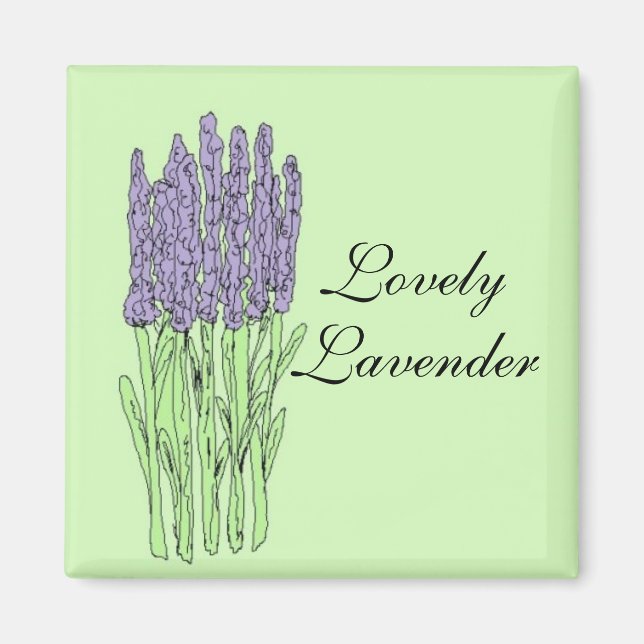 Imán Hermoso Lavanda (Frente)