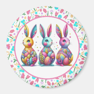 Imán Hermoso lindo, colorido 3 de Pascua