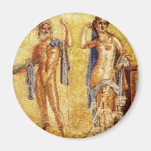 Imán HERMOSO Mosaico Pompeya