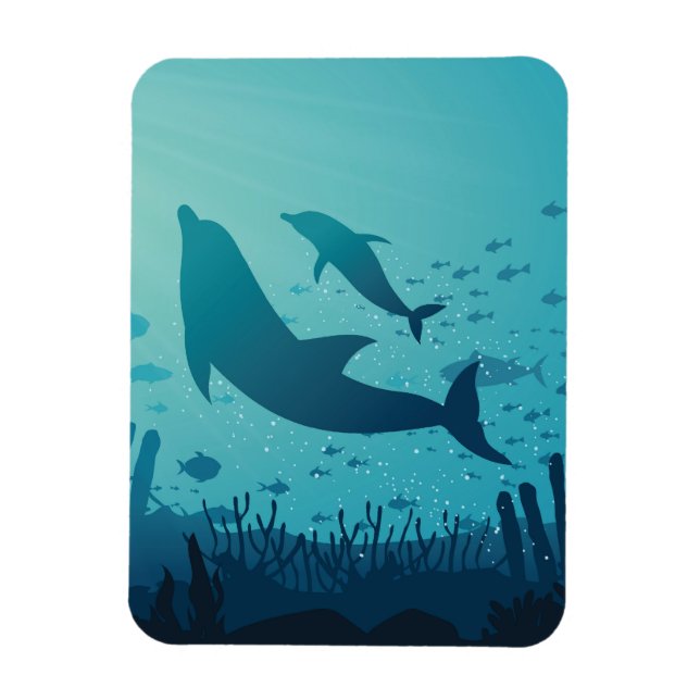 Imán Hermoso océano submarino (Vertical)