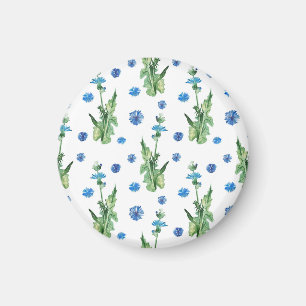 Imán Hermoso patrón de flores acuáticas