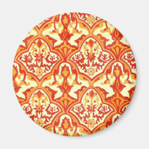IMÁN HERMOSO PATRÓN - ROJO Y NARANJA