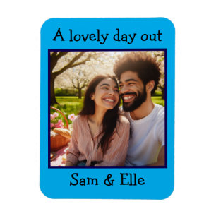Imán Hermoso Personalizado de memoria de Photo Keepsake