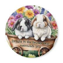 Hermoso refrigerador de Bonito Lop Bunny Rabbit