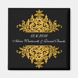 Imán Hermoso Save the Date Magnet