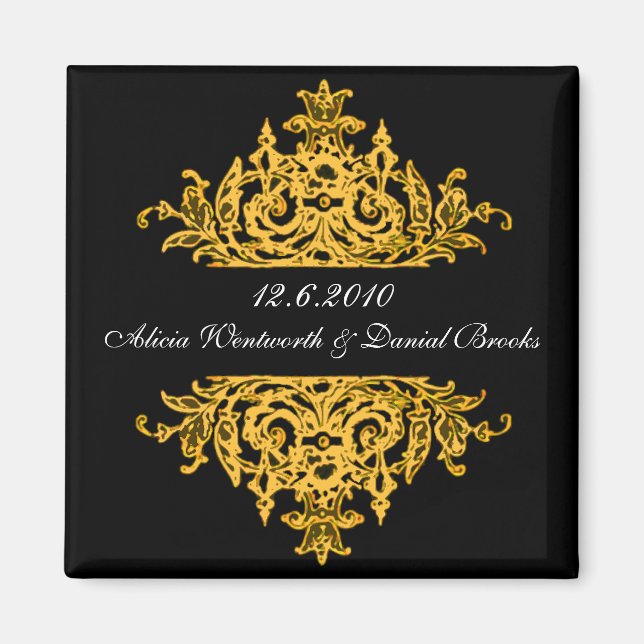 Imán Hermoso Save the Date Magnet (Frente)