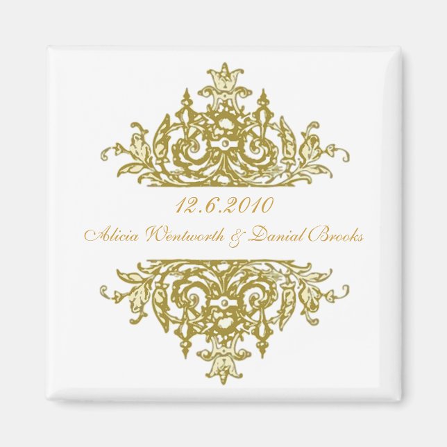 Imán Hermoso Save the Date Magnet (Frente)