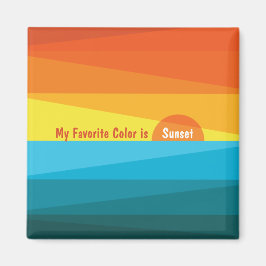 Imán Hermoso Sunset Colorous