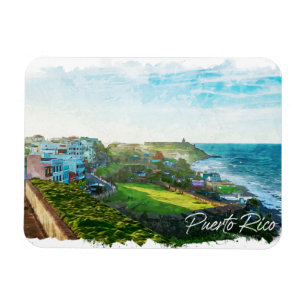 Imán Hermoso viaje por el paisaje de Puerto Rico