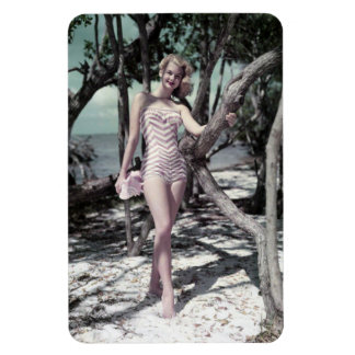 Imán Hermoso ♡ Vintage chica ♡ Magnet