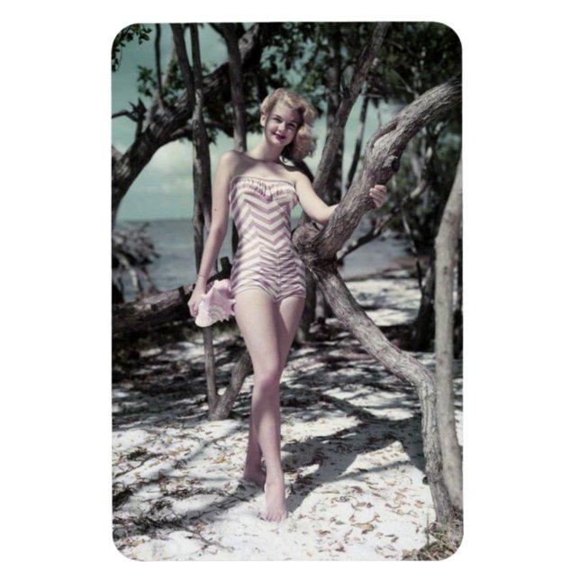 Imán Hermoso ♡ Vintage chica ♡ Magnet (Vertical)