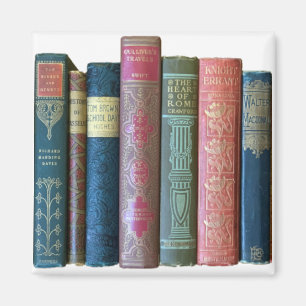 Imán Hermosos libros antiguos y antiguos, espinas de li