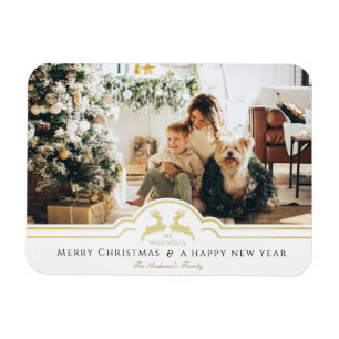 Imán Hermosos Navidades enmarcan foto personalizada fes