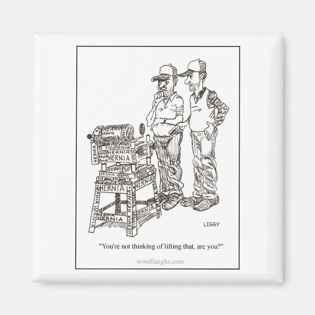 Imán Hernia Personalizado Magnet (Frente)