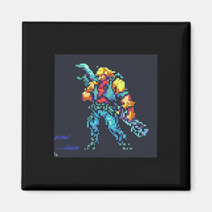 Imán Hero (videojuego retro de los años 90 Pixel Style 