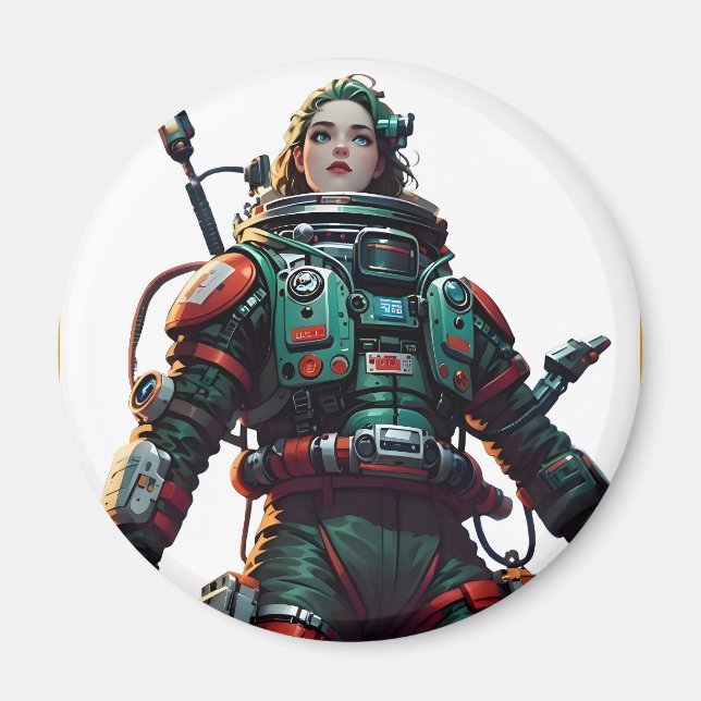 Imán Héroe cósmico: Mercadería temática del Personaliza (Frente)