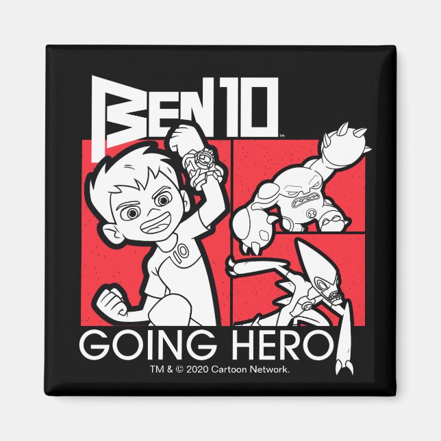 Imán Héroe de Ben 10 Going (Frente)