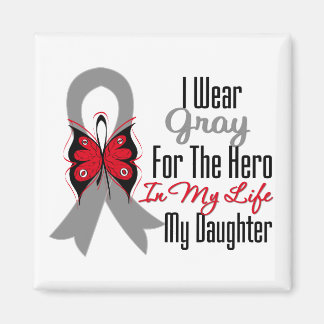 Imán Héroe de la cinta del cáncer cerebral mi hija