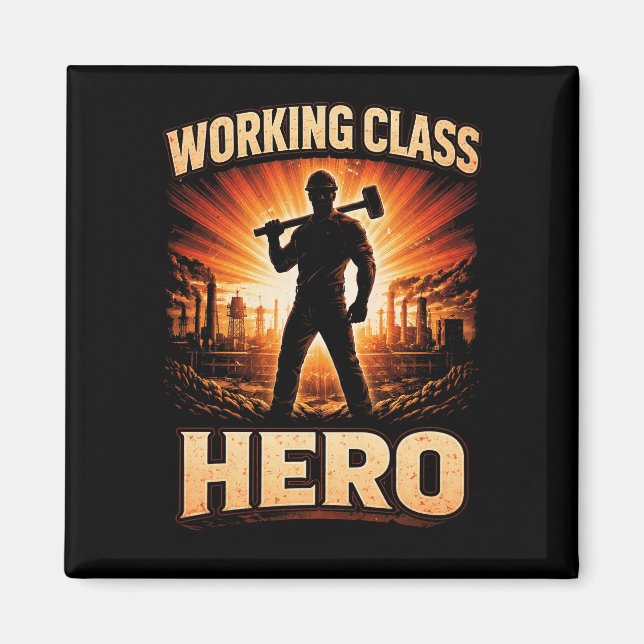 Imán Héroe de la Clase Trabajadora (Frente)