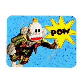 Imán Héroe de Super SockMonkey