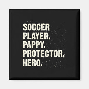 Imán Héroe Protector Jugador de Fútbol Pappy Amante del