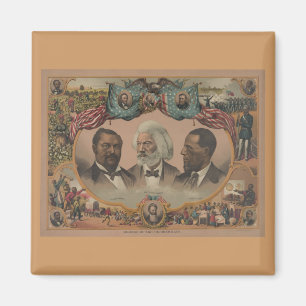 Imán Héroes afroamericanos tempranos