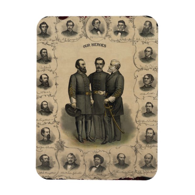 Imán Héroes de la guerra civil (Vertical)