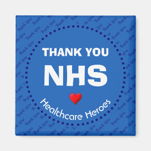 Imán Héroes de la salud   GRACIAS NHS
