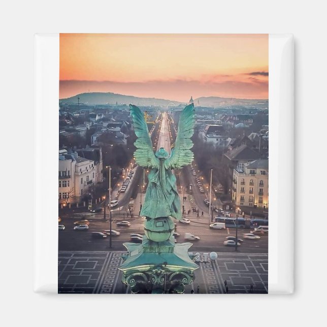 Imán Héroes Plaza Budapest (Frente)