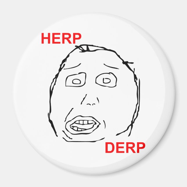 Imán Herp Derp Herp Derping (Frente)