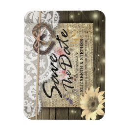 Imán Herradura De La Boda Del País Del Girasol Salven L