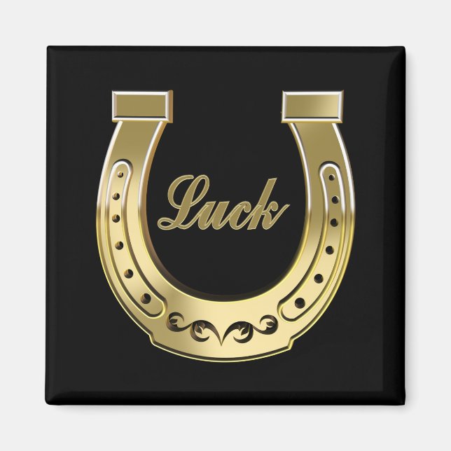 Imán Herradura dorada (Frente)