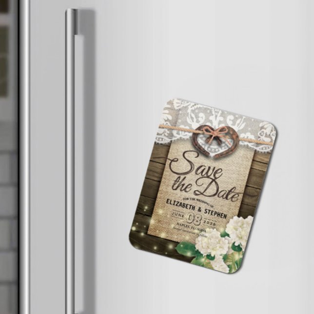 Imán Herraduras Hidrangea Country Wedding Salven La Fec (Subido por el creador)