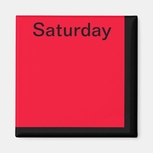 Imán Herramienta Visual del calendario del magnate del  (Frente)