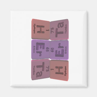 Imán Herta como hidrógeno Erbium Tantalum