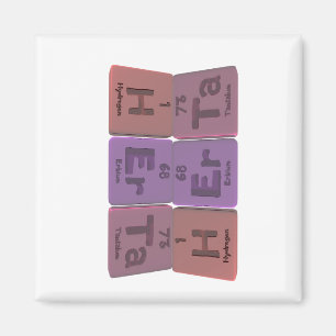 Imán Herta como tantalio del erbio del hidrógeno