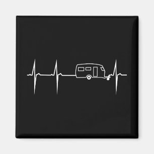 Imán herzschlag camping wohnwagen
