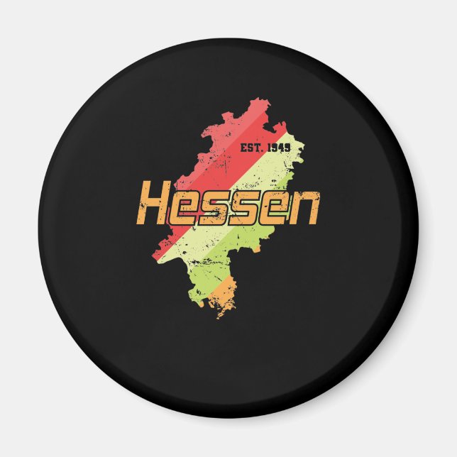 Imán Hessen altes Bundesland Deutschland (Frente)