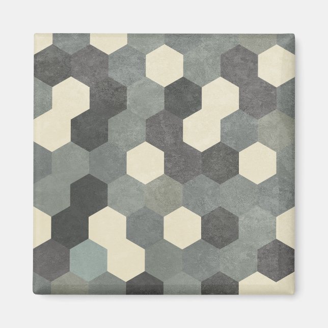 Imán Hexagon Pattern (Frente)