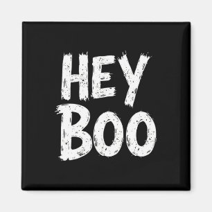 Imán Hey Boo Funny Halloween Ghost