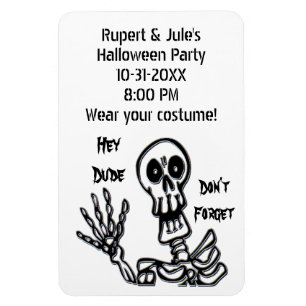 Imán Hey Dude Skeleton