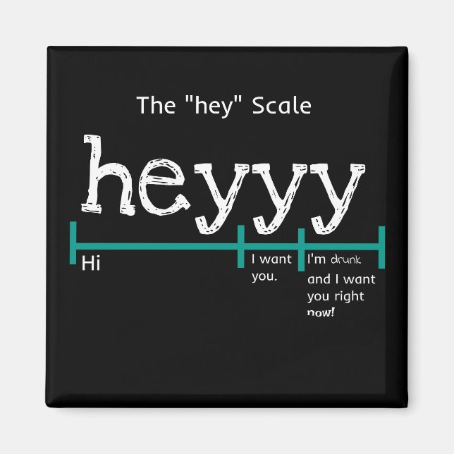 Imán Hey Scale Heyyy Funny (Frente)