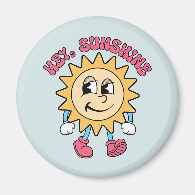 Imán Hey, Sunshine - Vibes de verano (Frente)