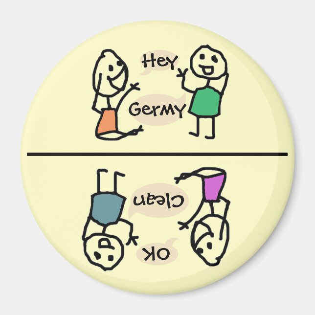 Imán Hey Wanna Dishlavavajillas Magnet de RoseWrites (Frente)