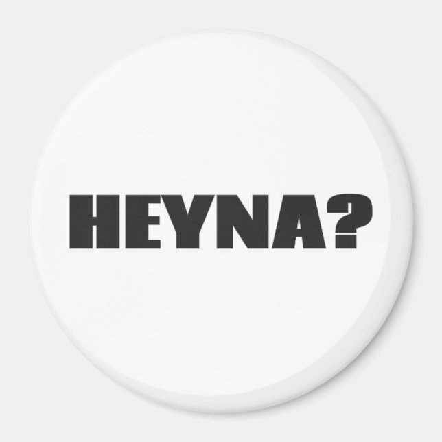 Imán ¿Heyna? (Frente)