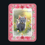 Imán Hibiscus & lace RED<br><div class="desc">Para mí, el hibisco es una de las flores más bellas. Mi inspiración aquí, con esta flor, es un romántico patrón de encaje blanco (efecto gráfico) y un patrón de arbusto de hibisco (en los mismos tonos) con un pequeño contorno dorado claro. Les propongo un estilo floral fresco, suave y...</div>